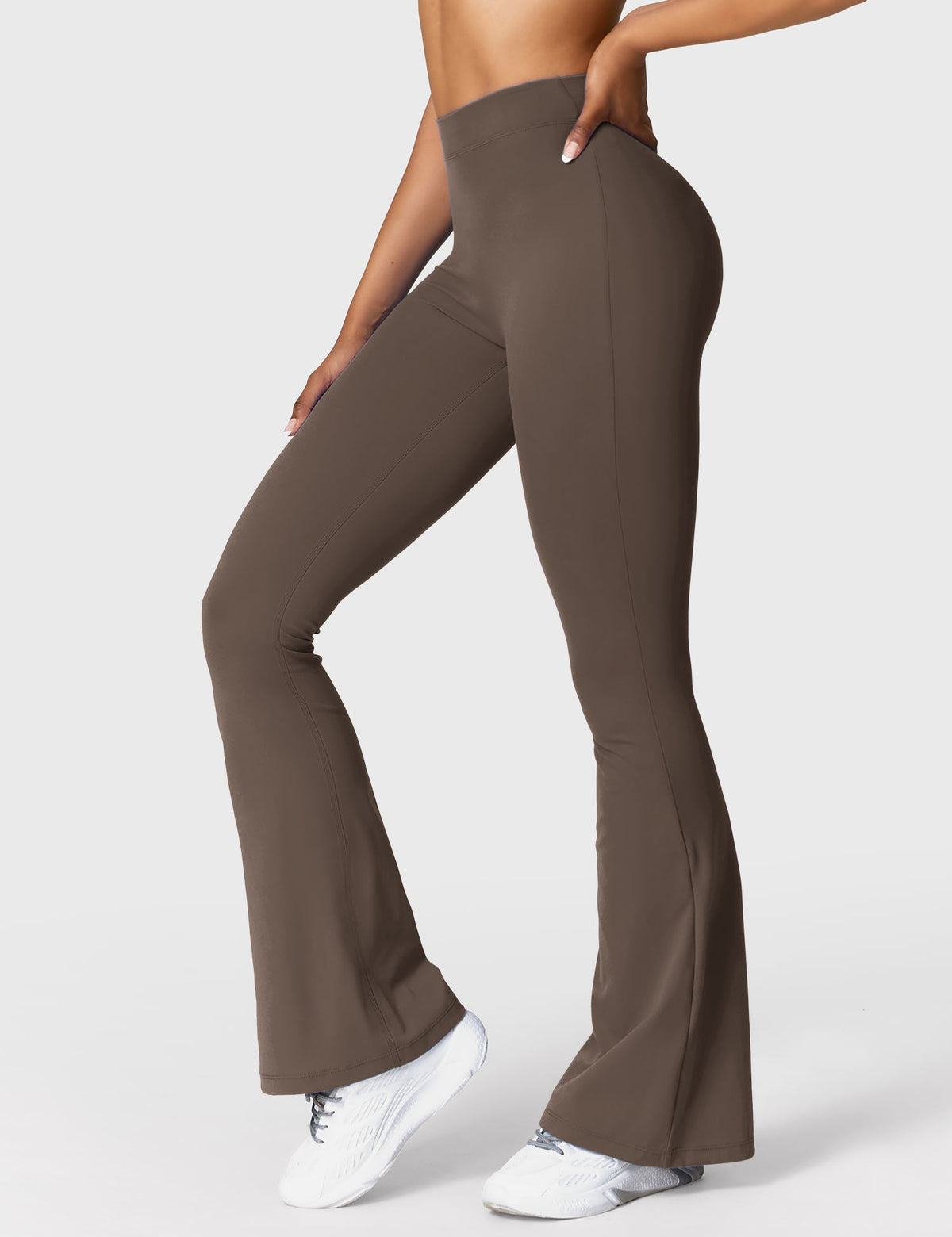 Leggings Daze flare con schiena a V