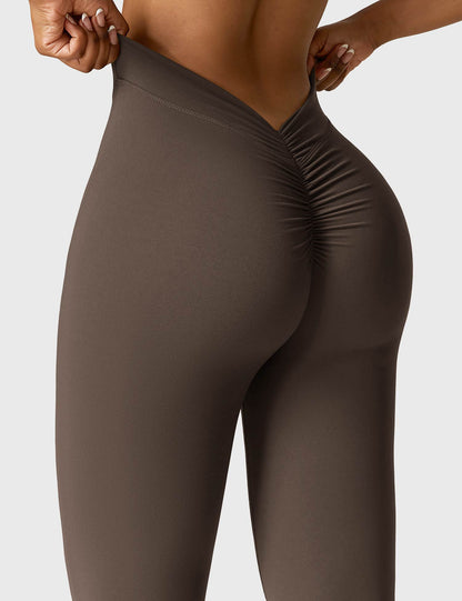 Leggings Daze flare con schiena a V