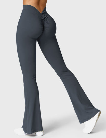 Leggings Daze flare con schiena a V