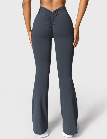 Leggings Daze flare con schiena a V