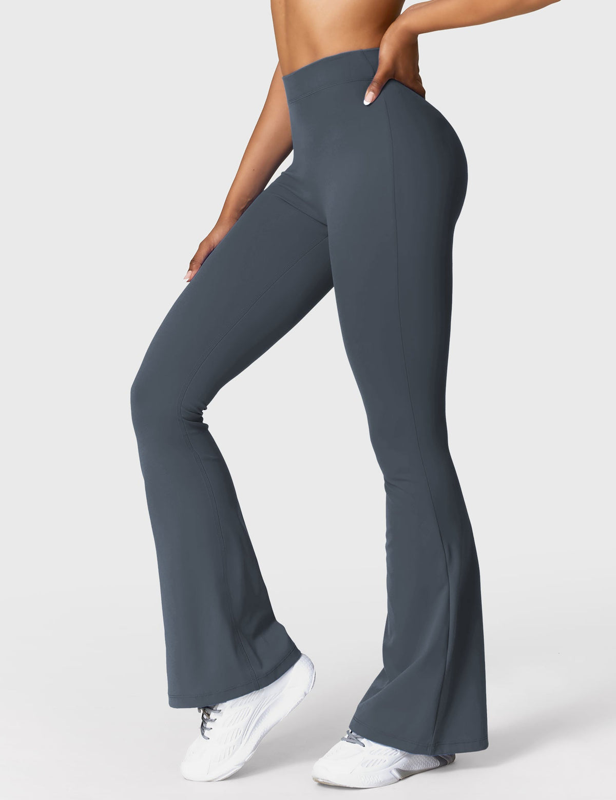 Leggings Daze flare con schiena a V