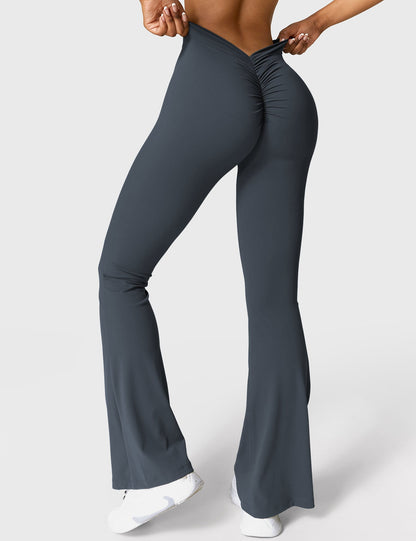 Leggings Daze flare con schiena a V