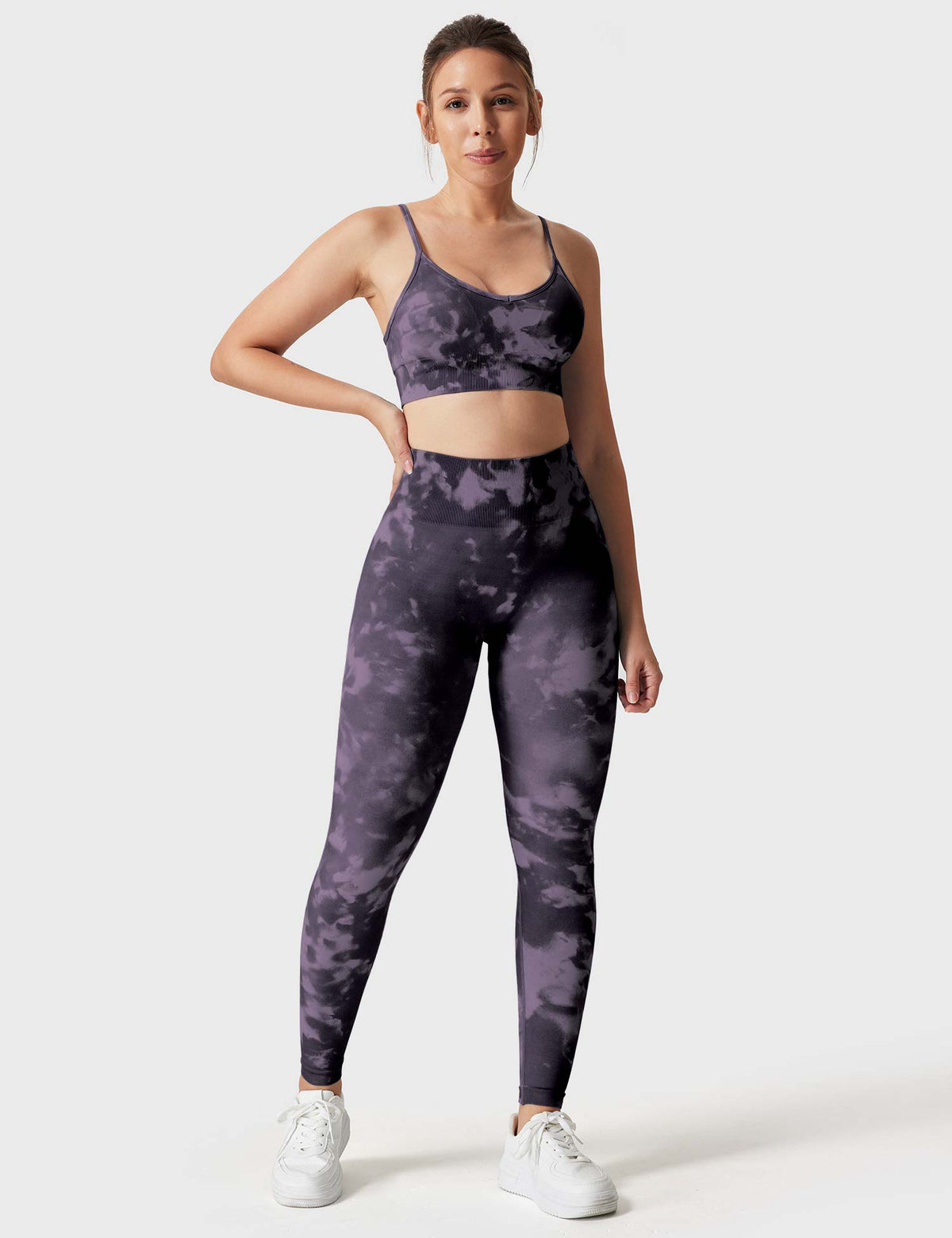 Leggings e shorts Jada senza cuciture stampati