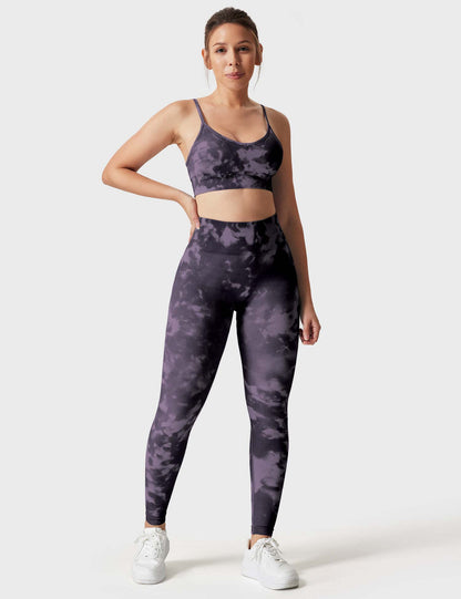 Leggings e shorts Jada senza cuciture stampati