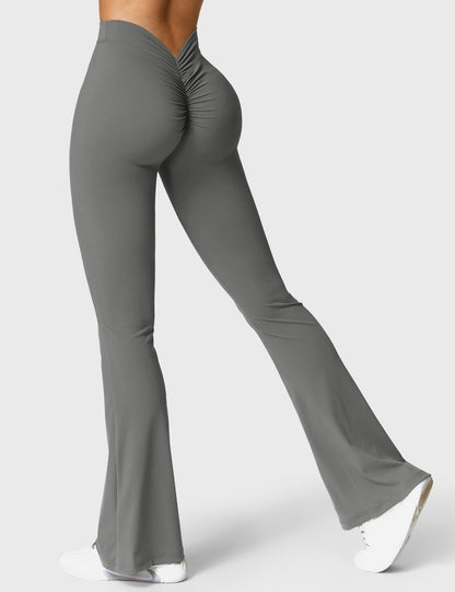 Leggings Daze flare con schiena a V