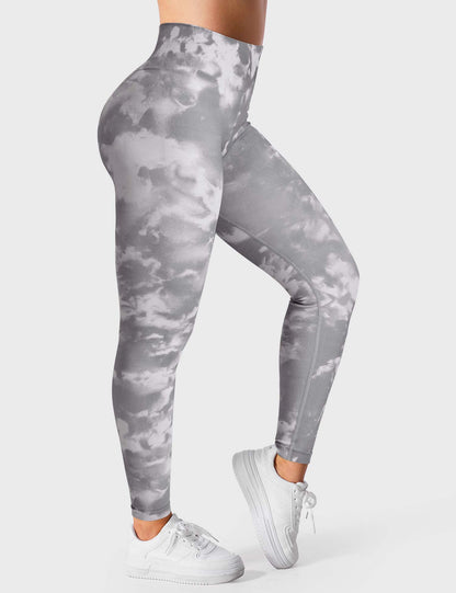 Leggings e shorts Jada senza cuciture stampati