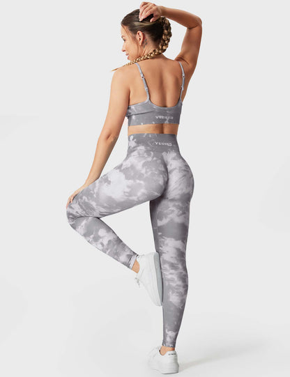 Leggings e shorts Jada senza cuciture stampati