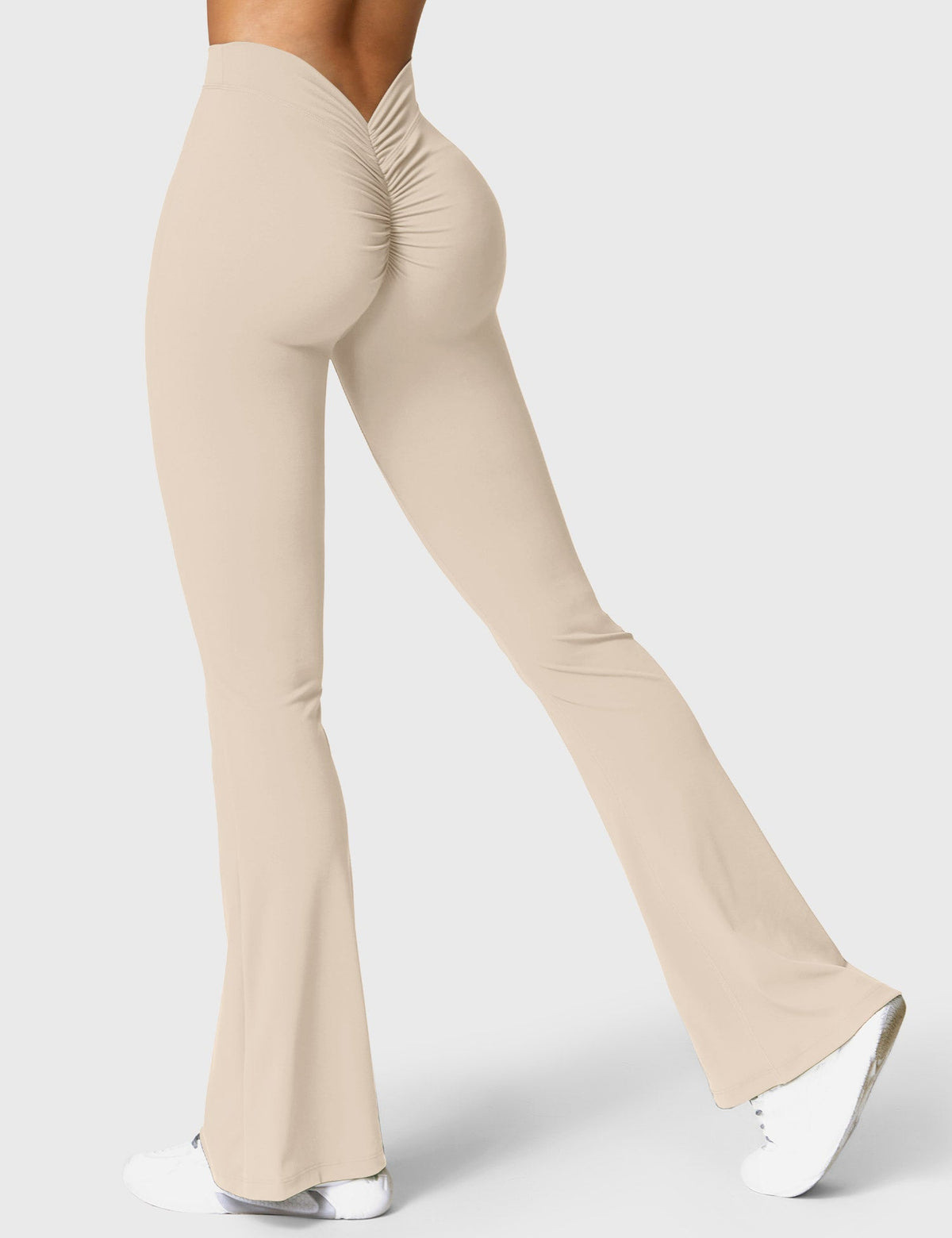 Leggings Daze flare con schiena a V