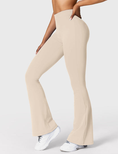 Leggings Daze flare con schiena a V