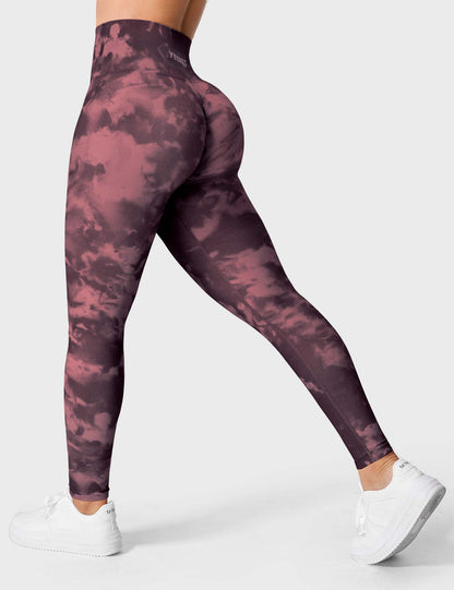 Leggings e shorts Jada senza cuciture stampati
