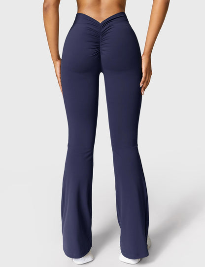 Leggings Daze flare con schiena a V