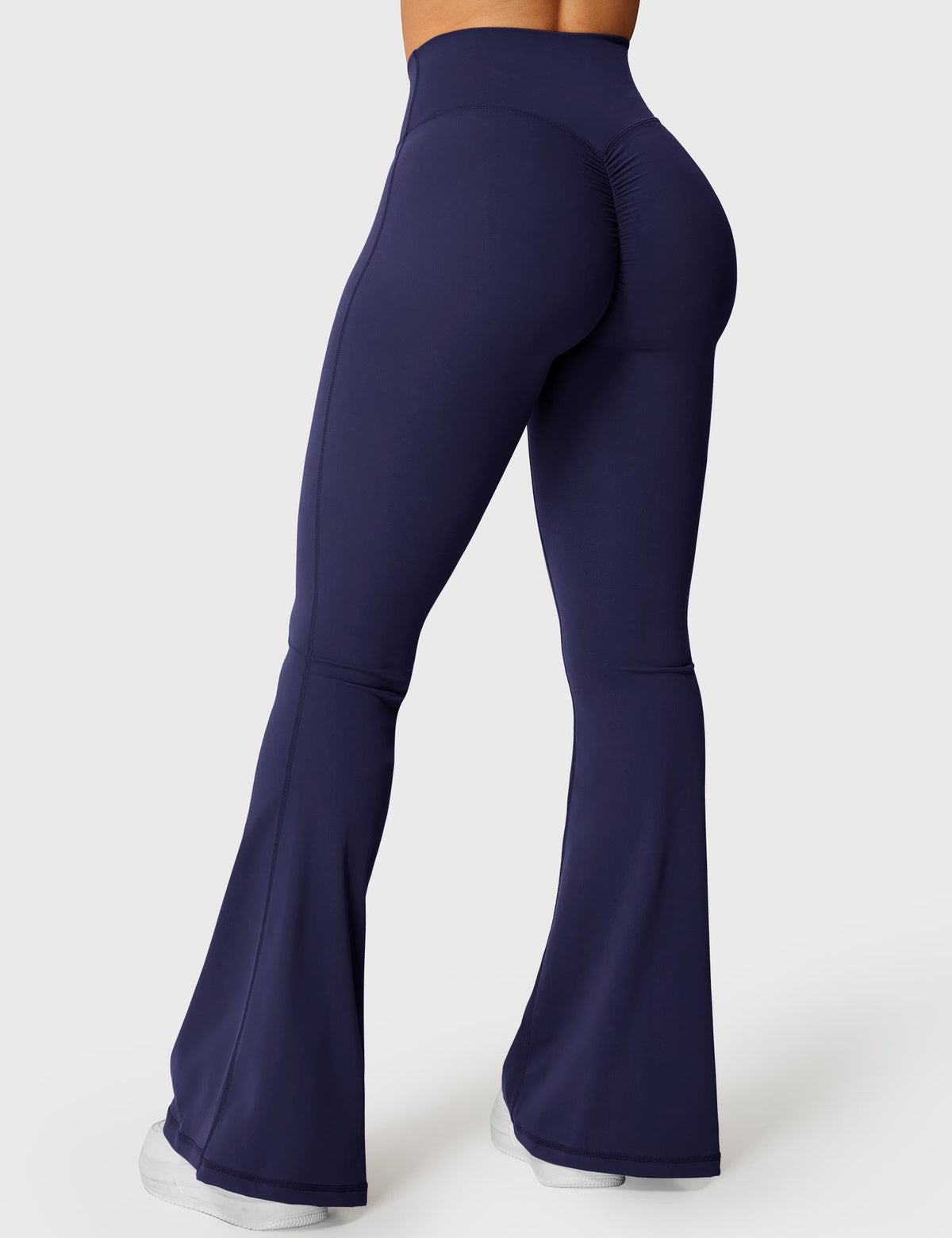 Leggings Kalie flare con vita a V