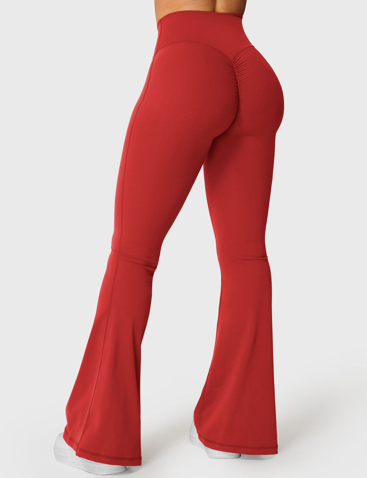 Leggings Kalie flare con vita a V