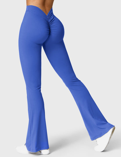 Leggings Daze flare con schiena a V