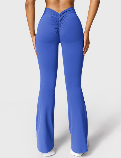 Leggings Daze flare con schiena a V