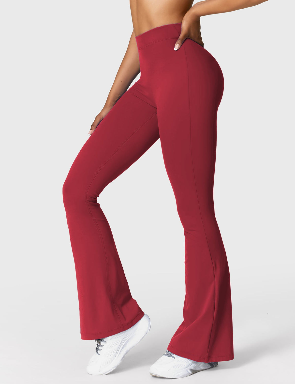 Leggings Daze flare con schiena a V