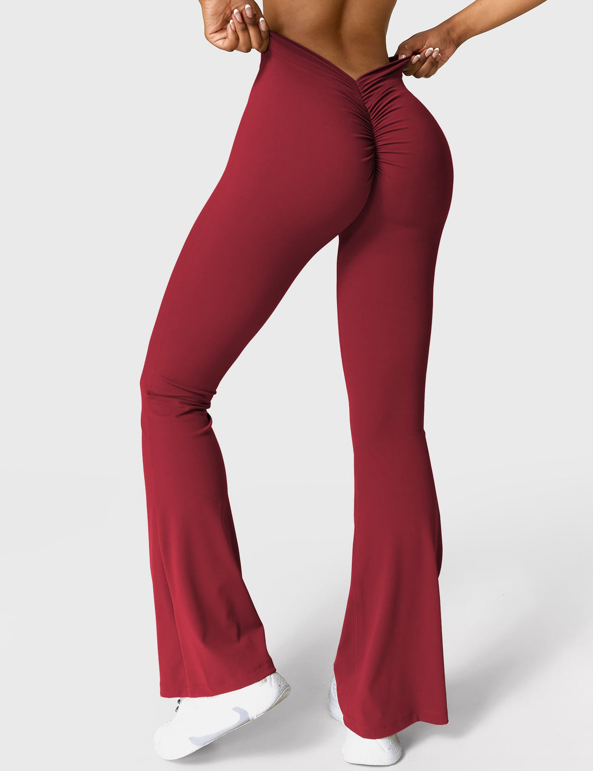 Leggings Daze flare con schiena a V