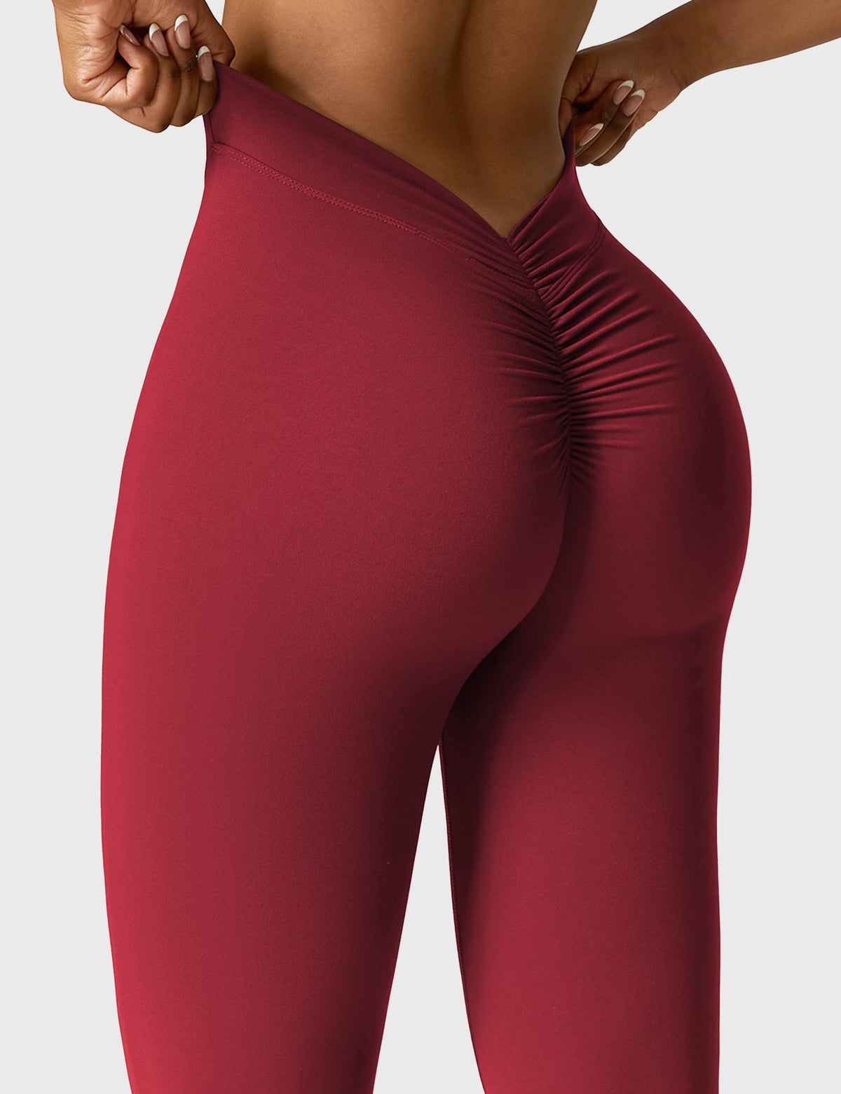 Leggings Daze flare con schiena a V