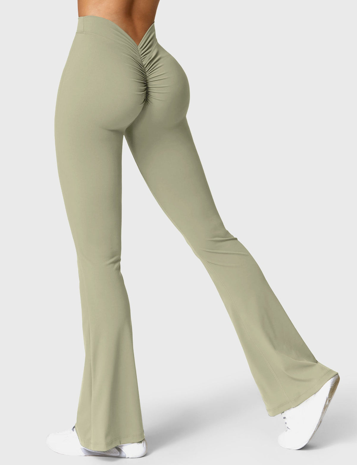 Leggings Daze flare con schiena a V
