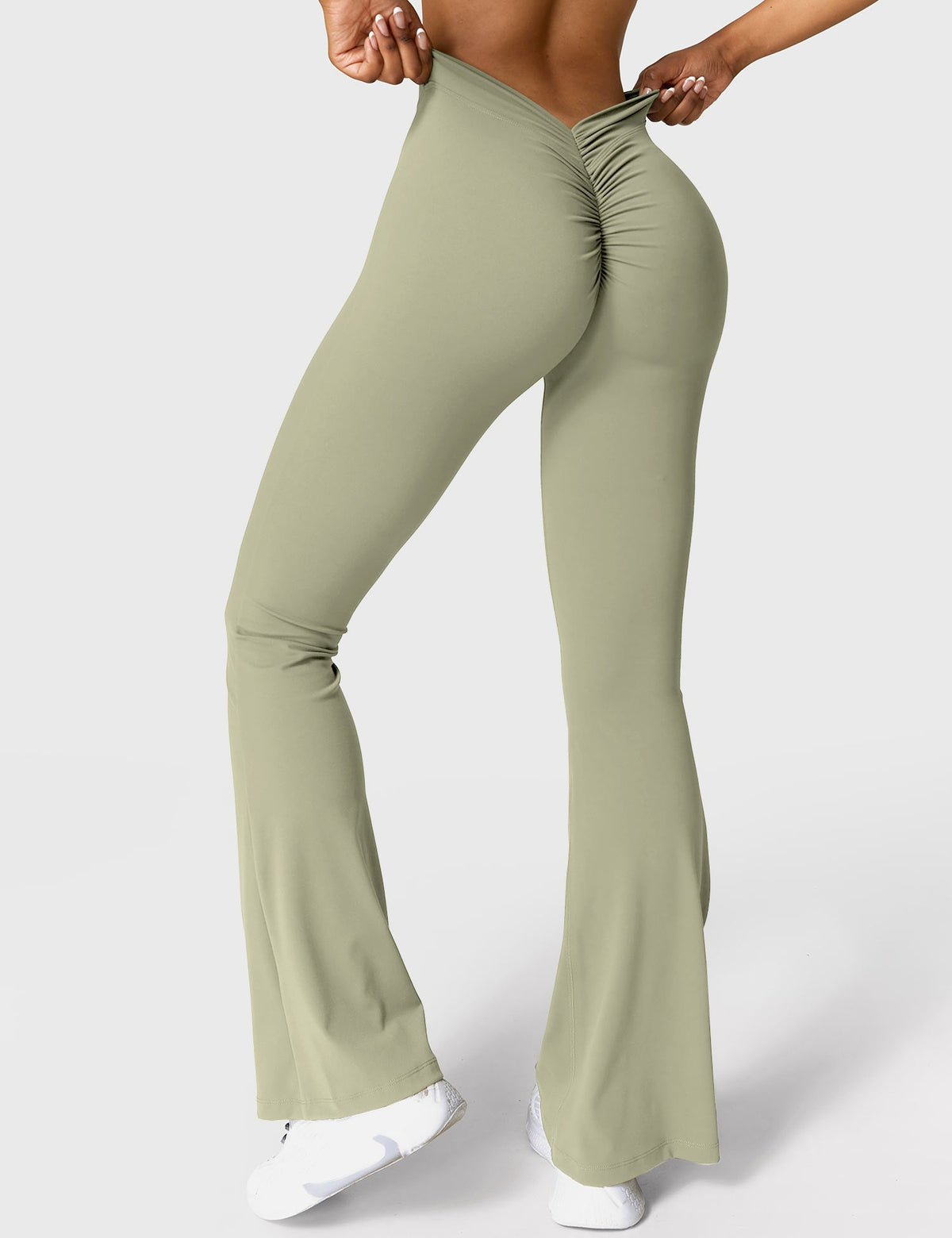 Leggings Daze flare con schiena a V