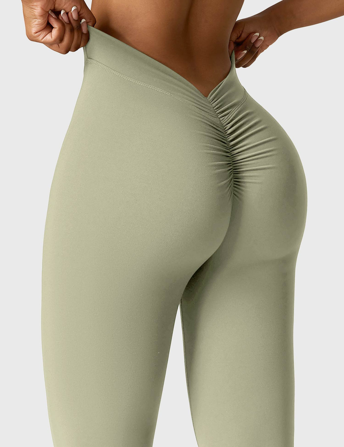 Leggings Daze flare con schiena a V