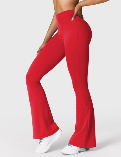 Leggings Daze flare con schiena a V
