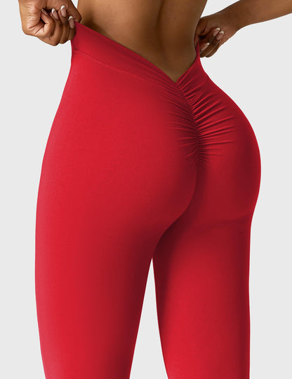 Leggings Daze flare con schiena a V