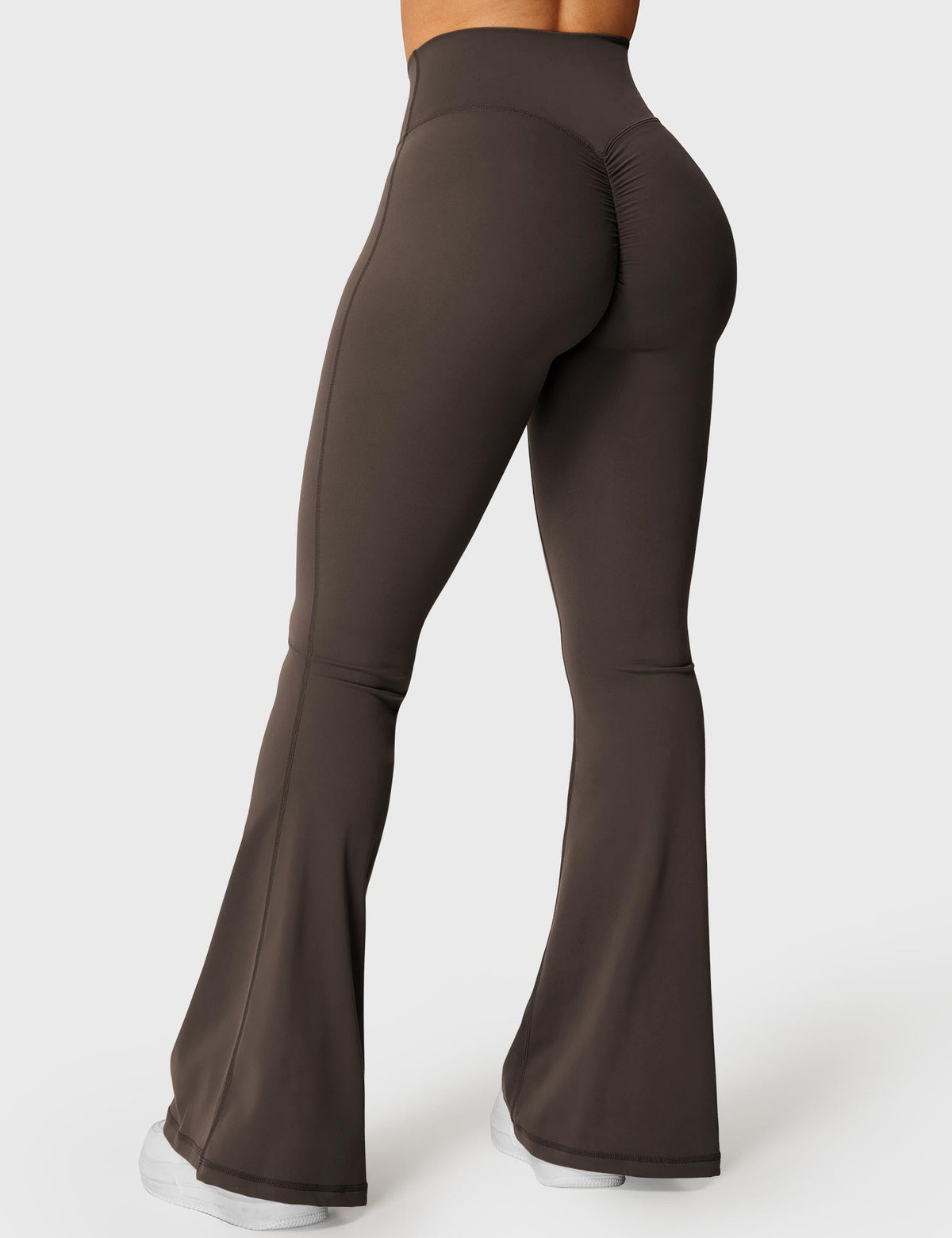 Leggings Kalie flare con vita a V
