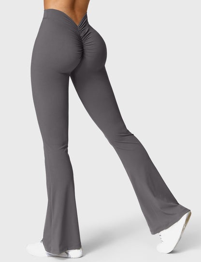 Leggings Daze flare con schiena a V