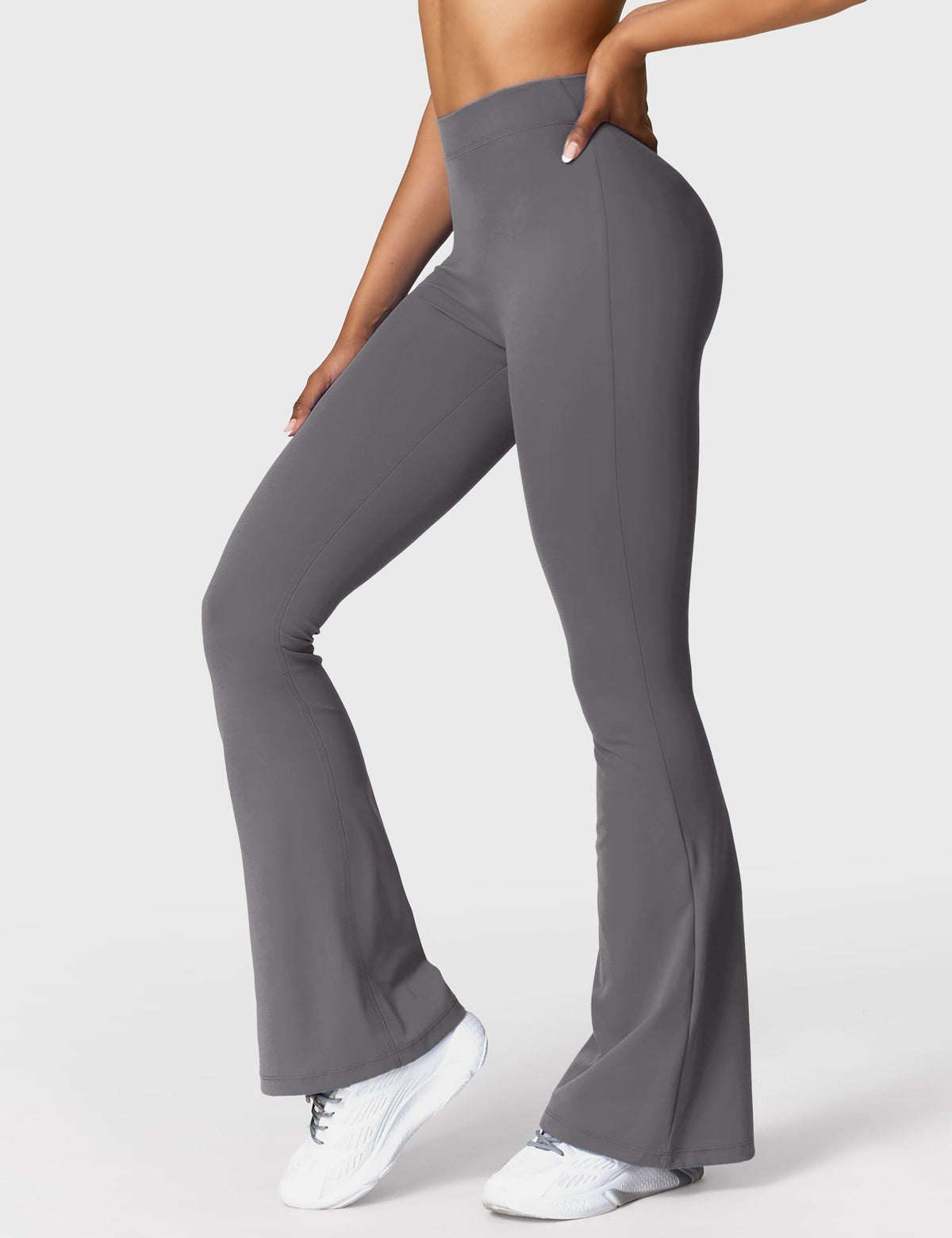 Leggings Daze flare con schiena a V
