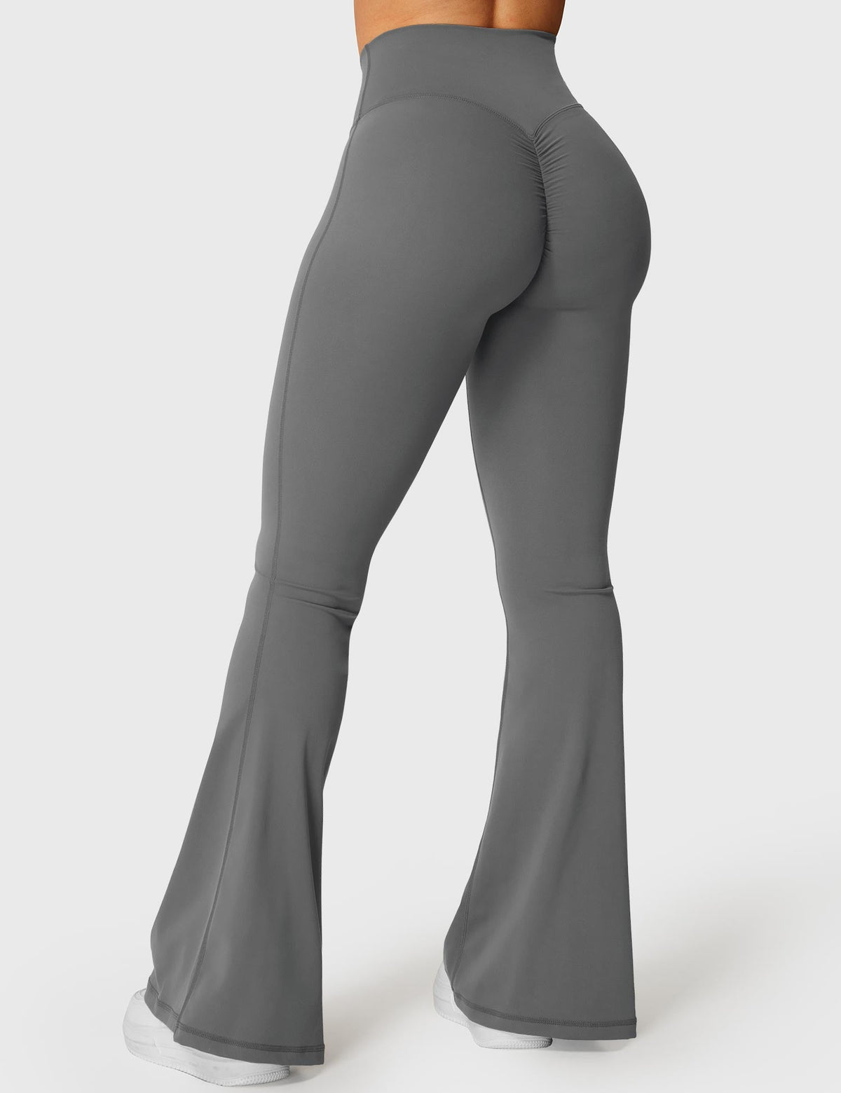 Leggings Kalie flare con vita a V