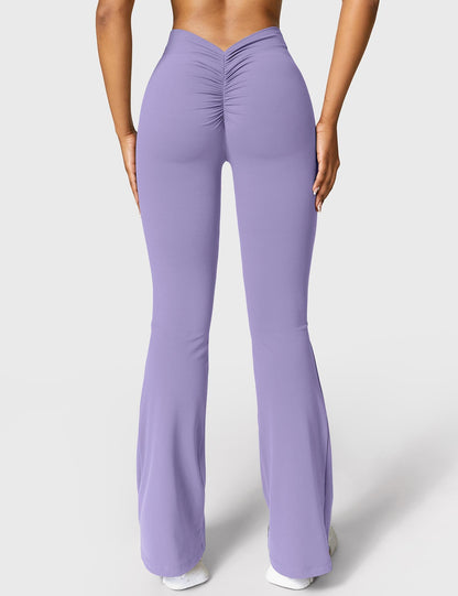 Leggings Daze flare con schiena a V