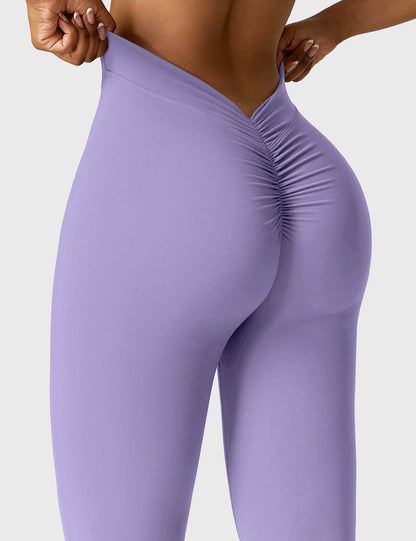 Leggings Daze flare con schiena a V