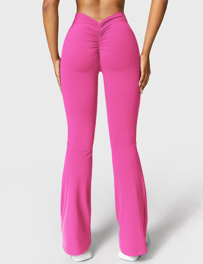Leggings Daze flare con schiena a V