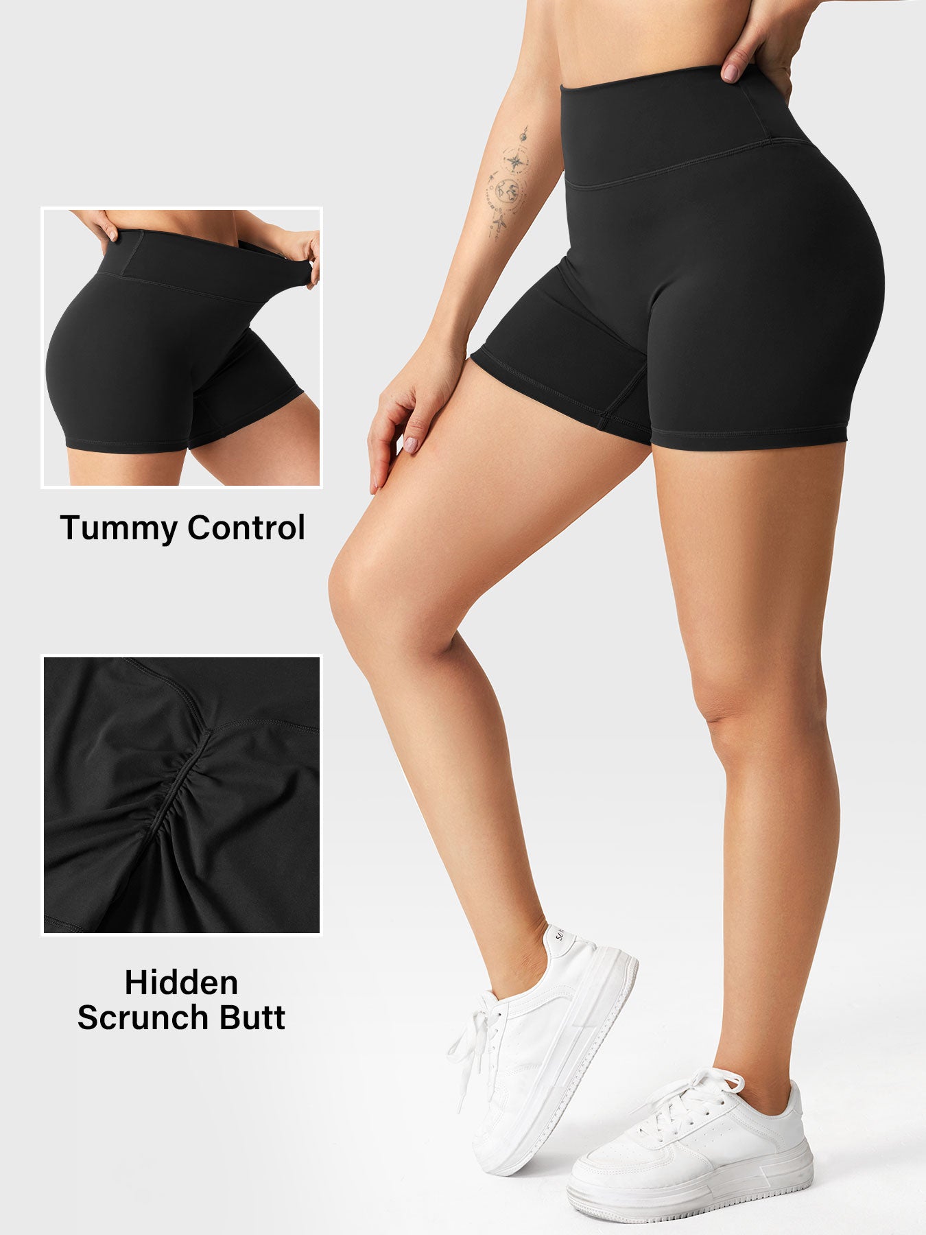 Yeoreo Craze 4.5" Scrunch Shorts
