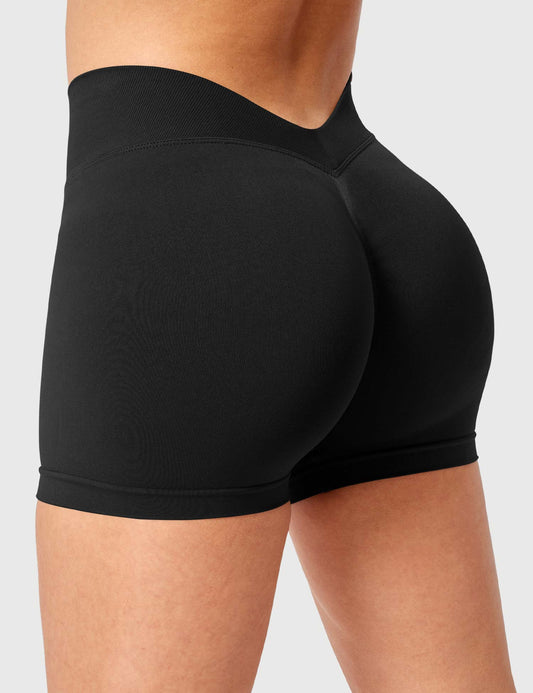 Shorts Liz senza cuciture con incrocio a V 3,6″
