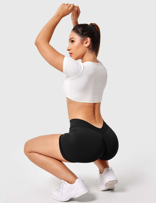 Yeoreo V Cross Liz Seamless Shorts 3.6"