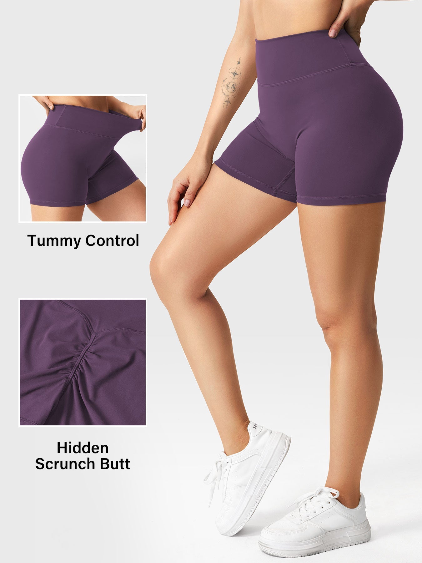 Yeoreo Craze 4.5" Scrunch Shorts