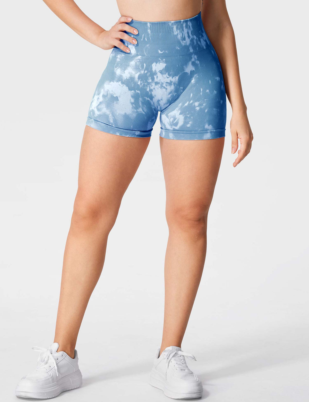 Leggings e shorts Jada senza cuciture stampati