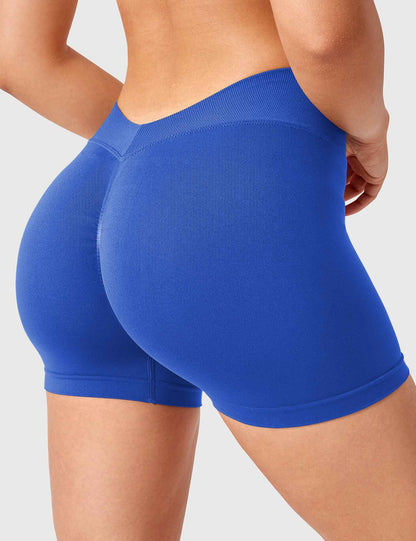 Shorts Liz senza cuciture con incrocio a V 3,6″