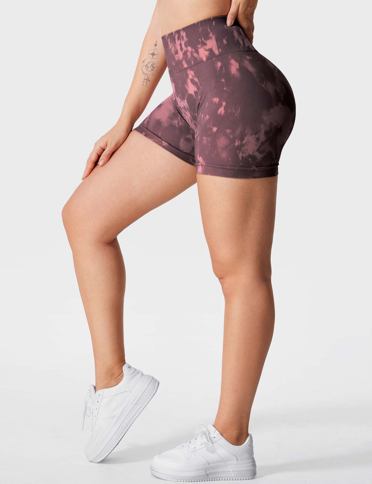 Leggings e shorts Jada senza cuciture stampati