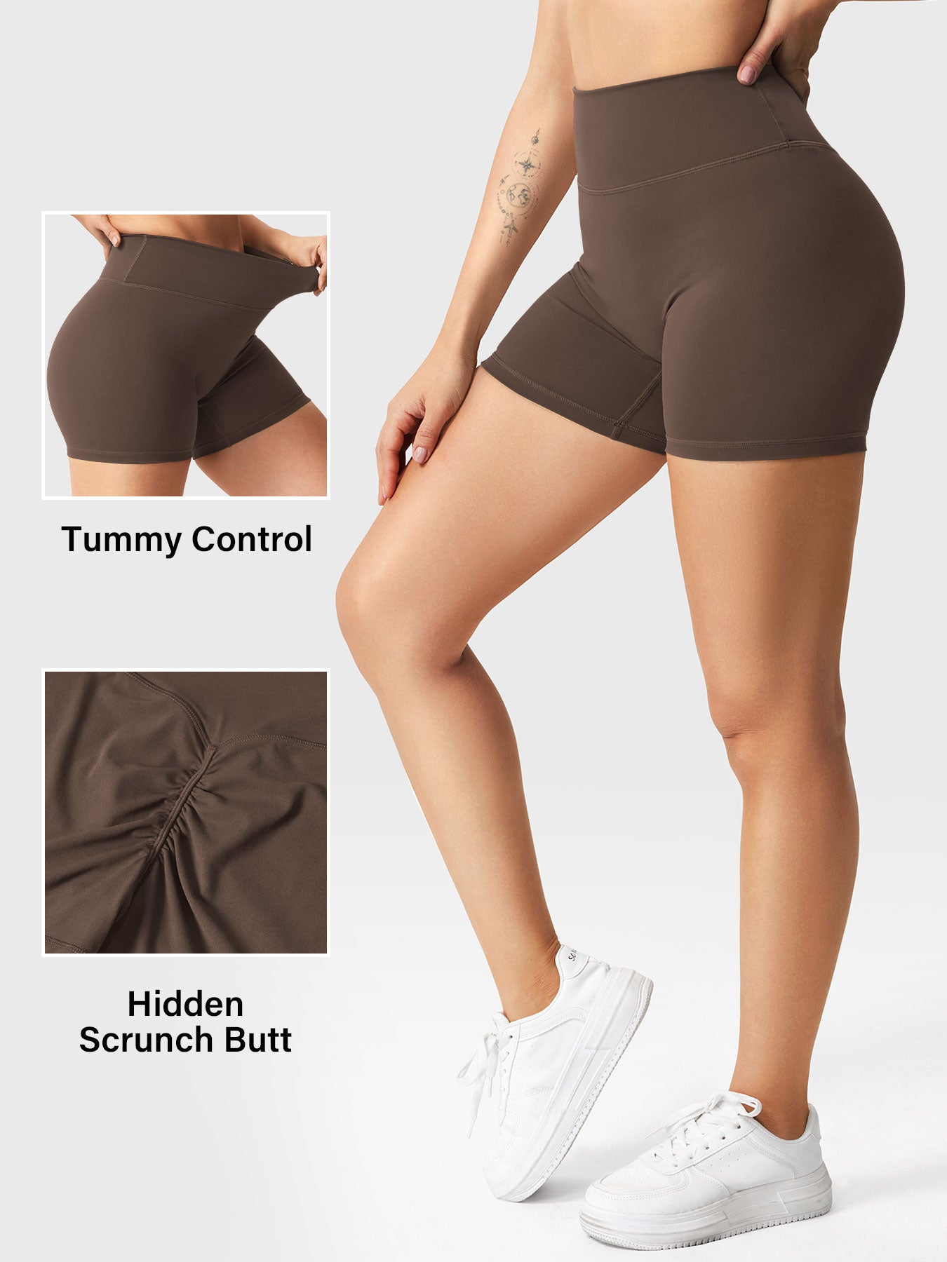 Yeoreo Craze 4.5" Scrunch Shorts