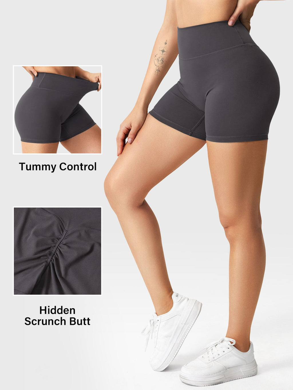 Yeoreo Craze 4.5" Scrunch Shorts
