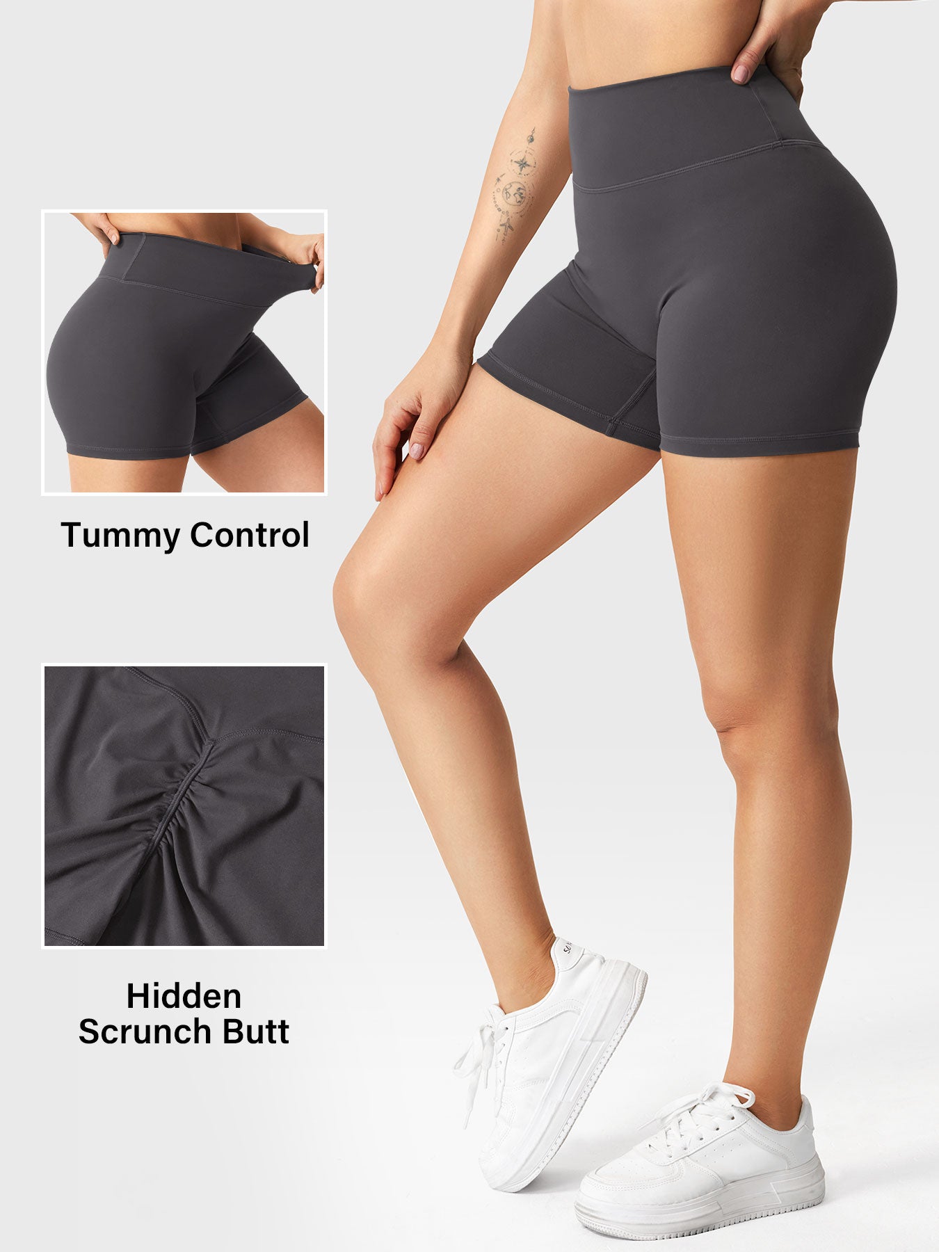 Yeoreo Craze 4.5" Scrunch Shorts