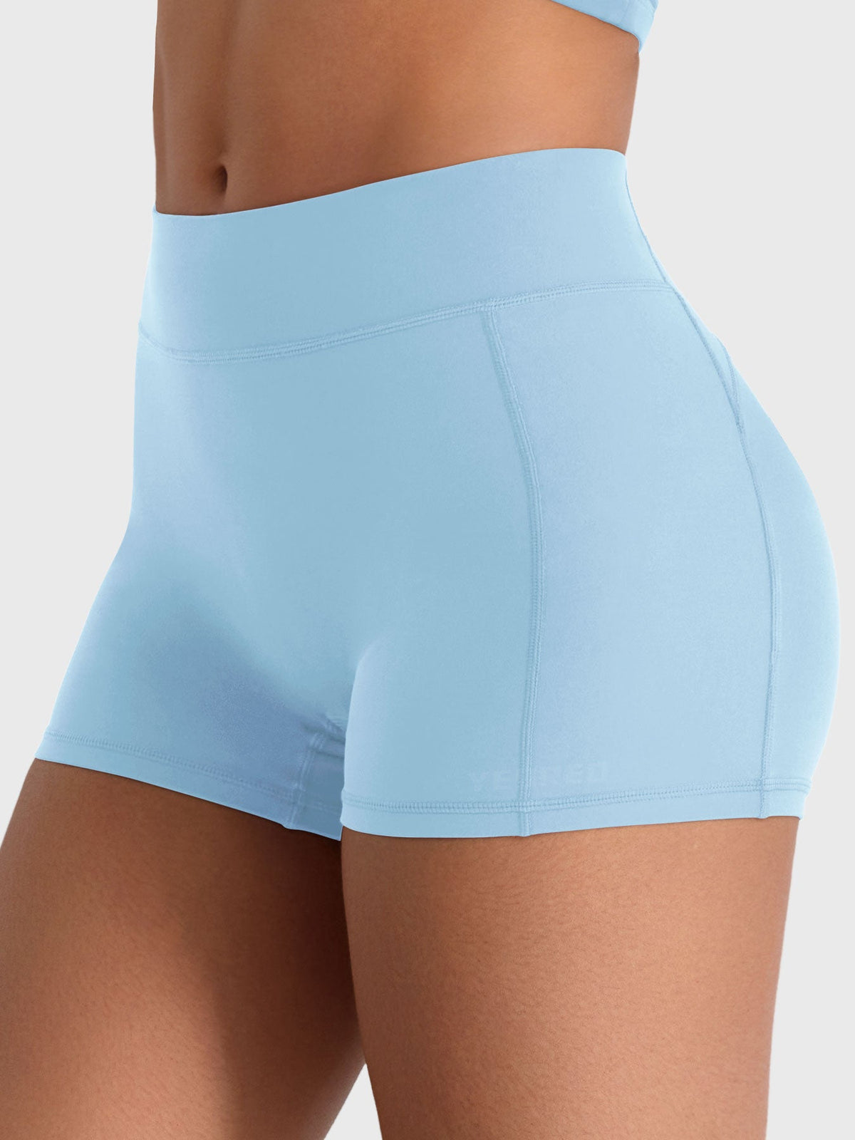 Shorts Damiely a vita bassa con tasca 3,6″