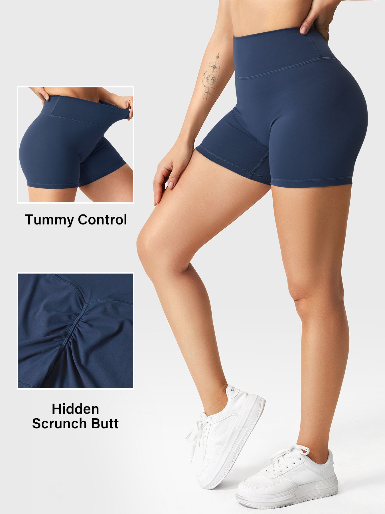 Yeoreo Craze 4.5" Scrunch Shorts