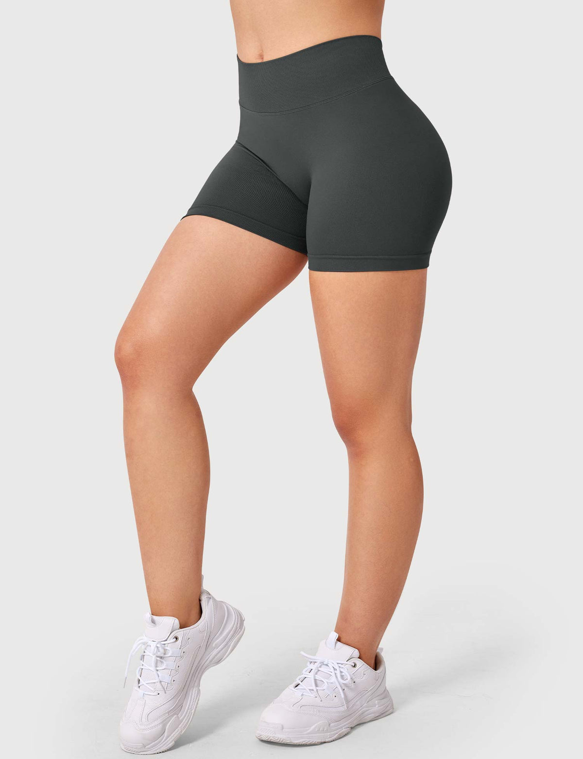 Shorts Liz senza cuciture con incrocio a V 3,6″