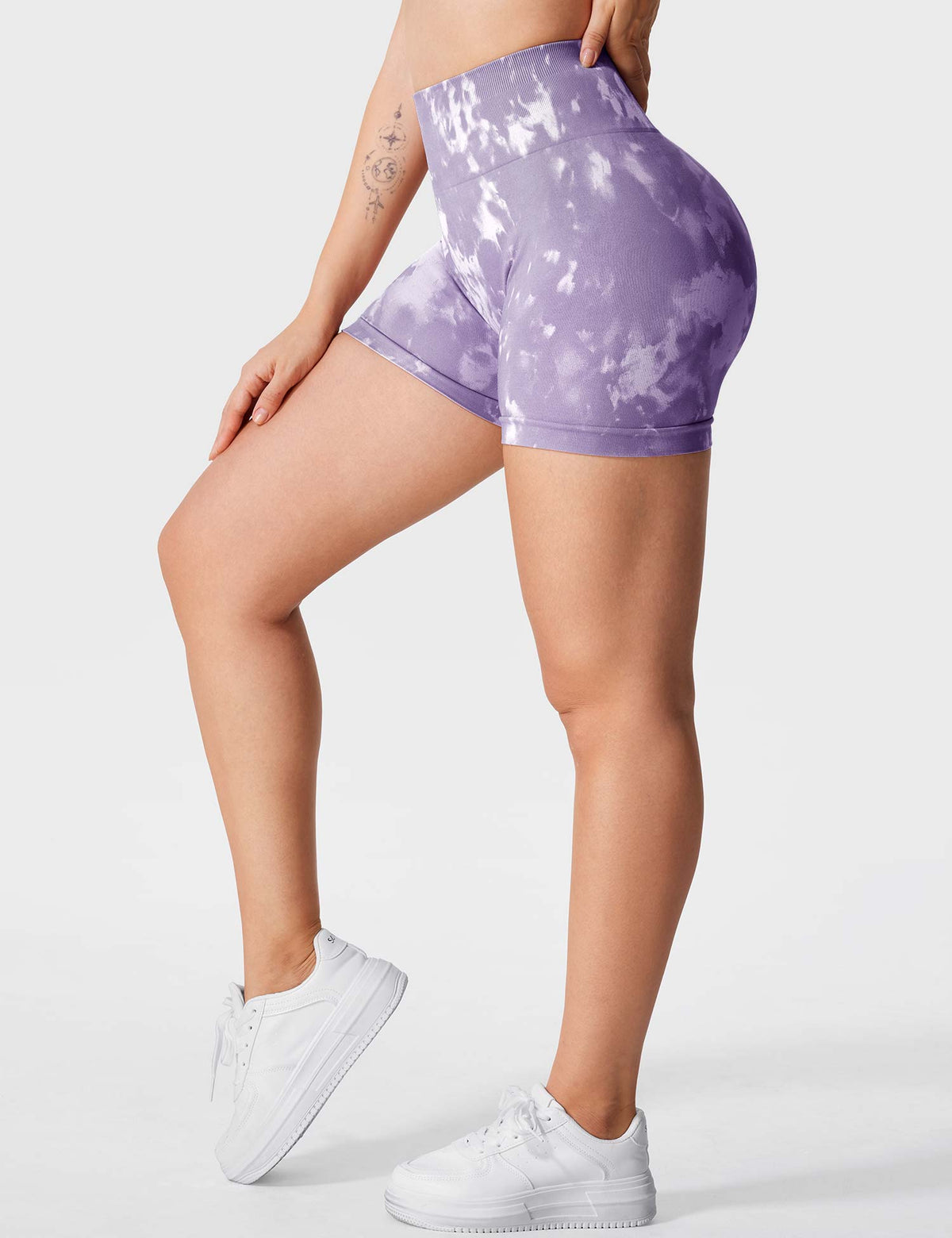 Leggings e shorts Jada senza cuciture stampati