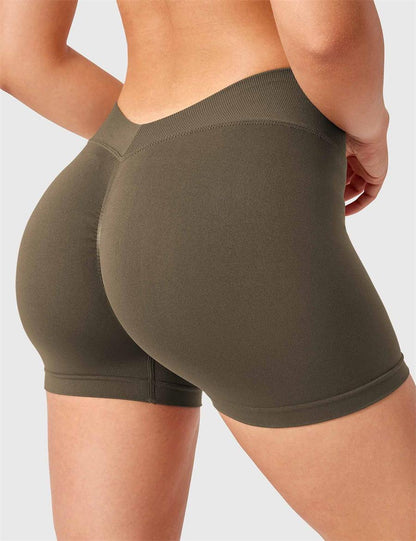 Shorts Liz senza cuciture con incrocio a V 3,6″