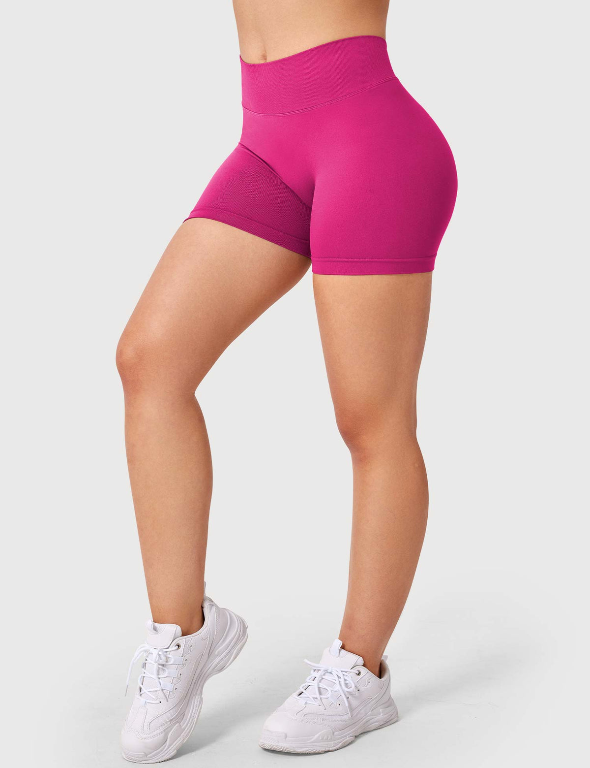 Shorts Liz senza cuciture con incrocio a V 3,6″